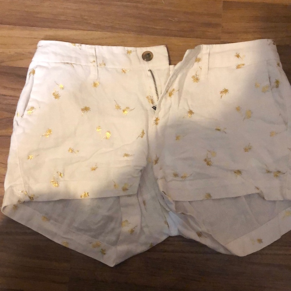 White Pineapple Shorts